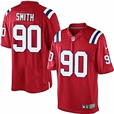 Nike Men & Women & Youth Patriots #90 Smith Red Team Color Game Jersey,baseball caps,new era cap wholesale,wholesale hats